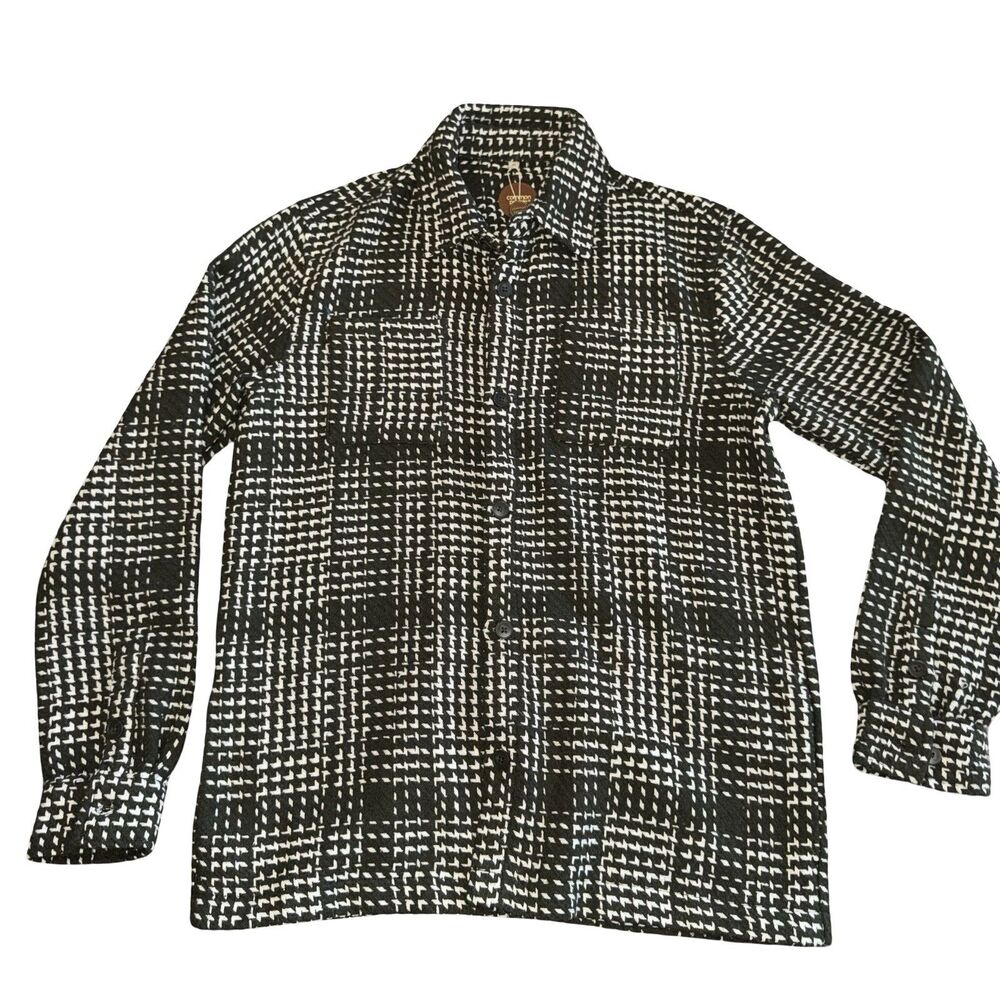 Common People Shirt Jacket Small Green‎ Granby Luxe Hybrid Plaid Heavyweight NWT